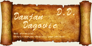 Damjan Dagović vizit kartica